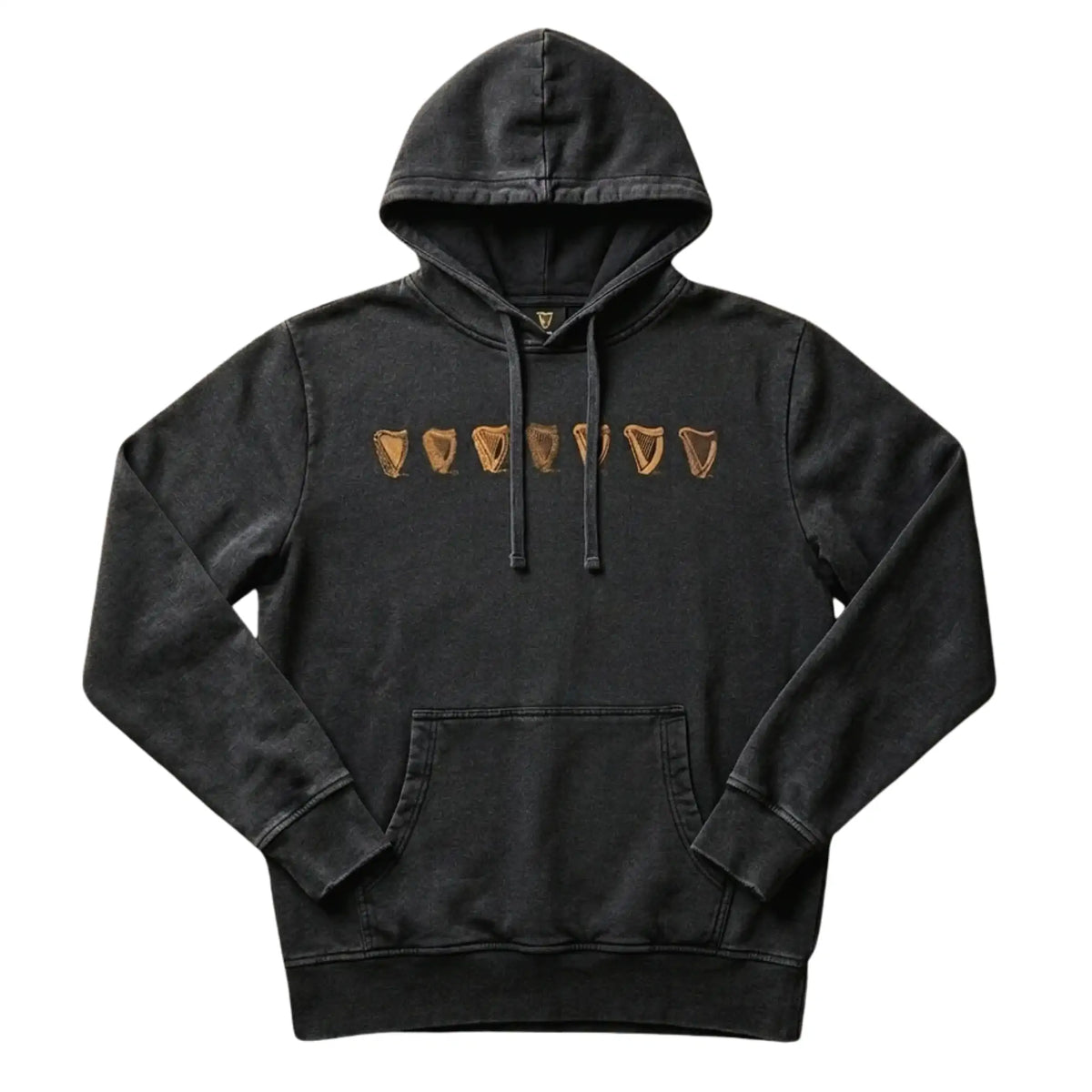 Rugby Imports Guinness Evolution of the Harp Black Hoodie