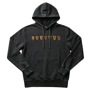 Rugby Imports Guinness Evolution of the Harp Black Hoodie