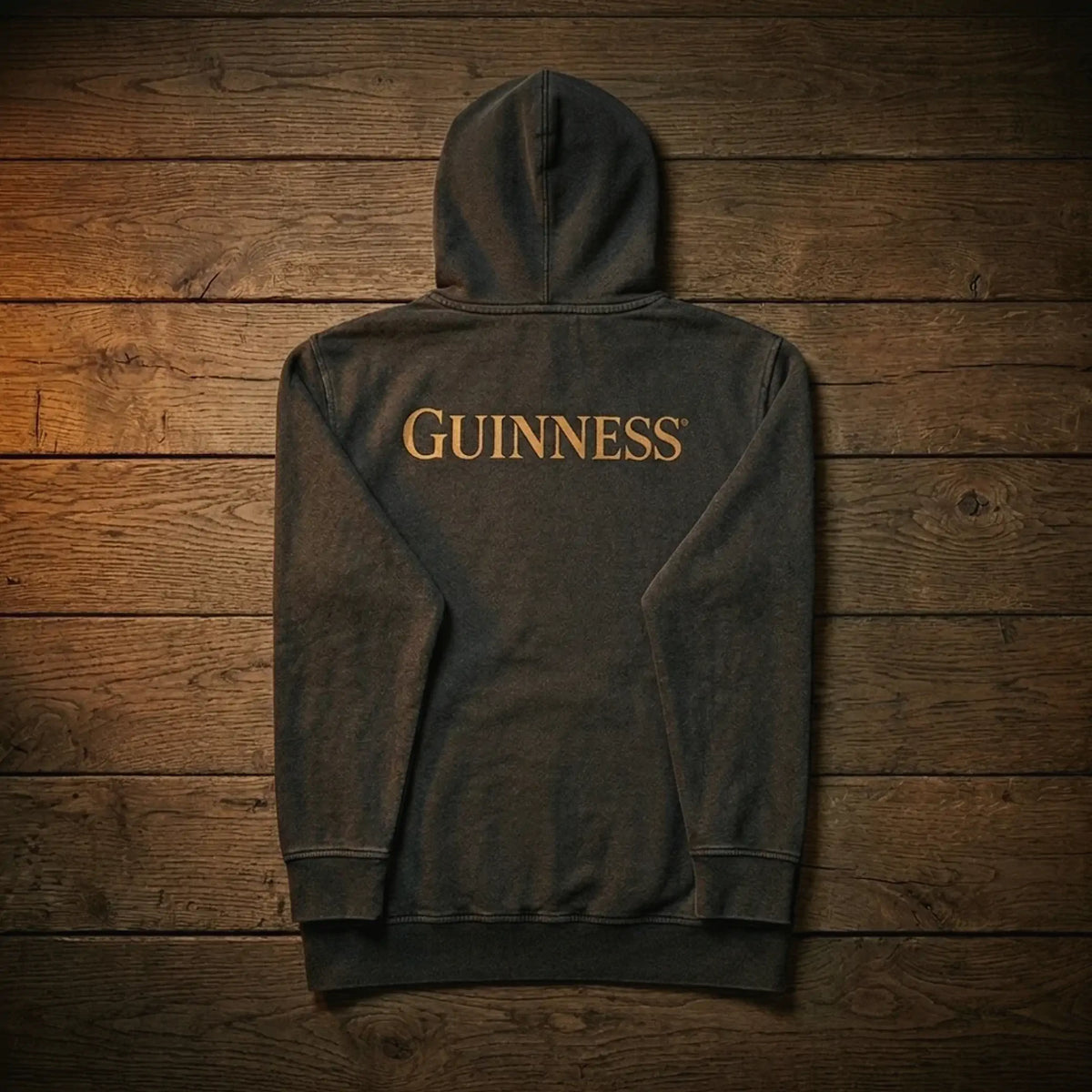 Rugby Imports Guinness Evolution of the Harp Black Hoodie