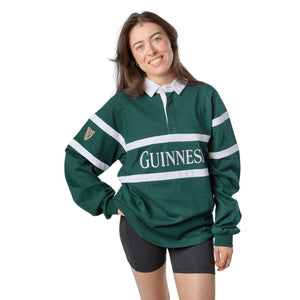 Rugby Imports Guinness Green Traditional Rugby Jersey
