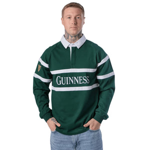 Rugby Imports Guinness Green Traditional Rugby Jersey