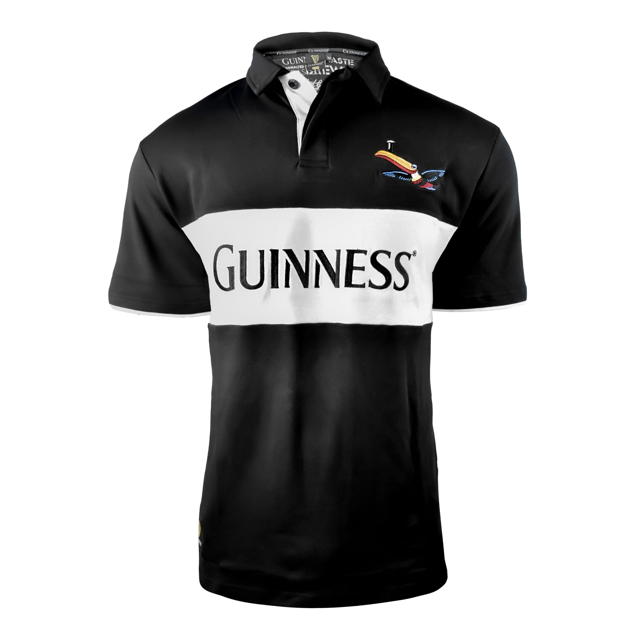 T-shirt Guinness Classica Nera con disegno Arpa d'oro - Viaggiare in T-shirt Guinness Classica Nera con disegno Arpa d'oro - Viaggiare in