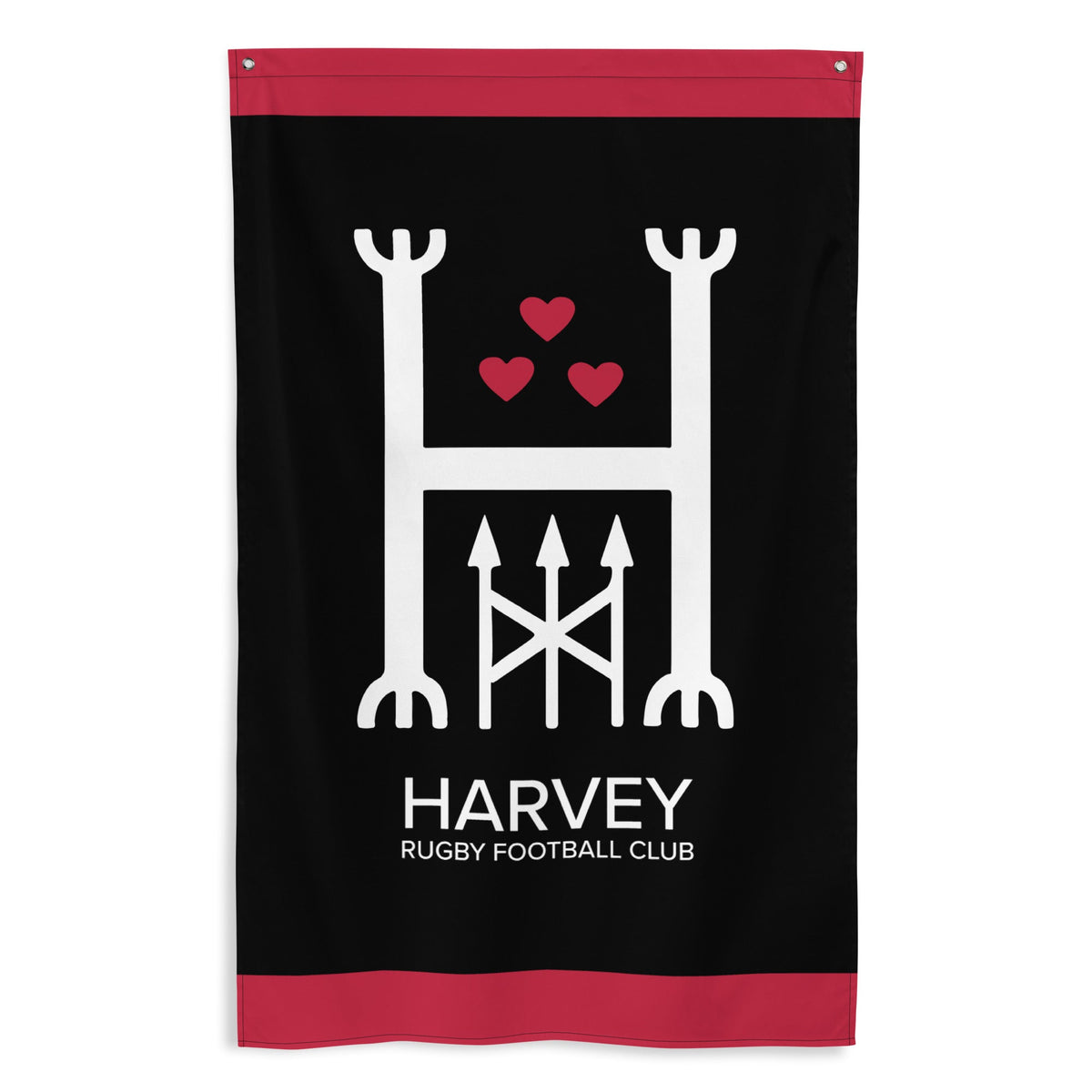 Rugby Imports Harvey RFC Wall Flag