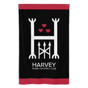 Rugby Imports Harvey RFC Wall Flag