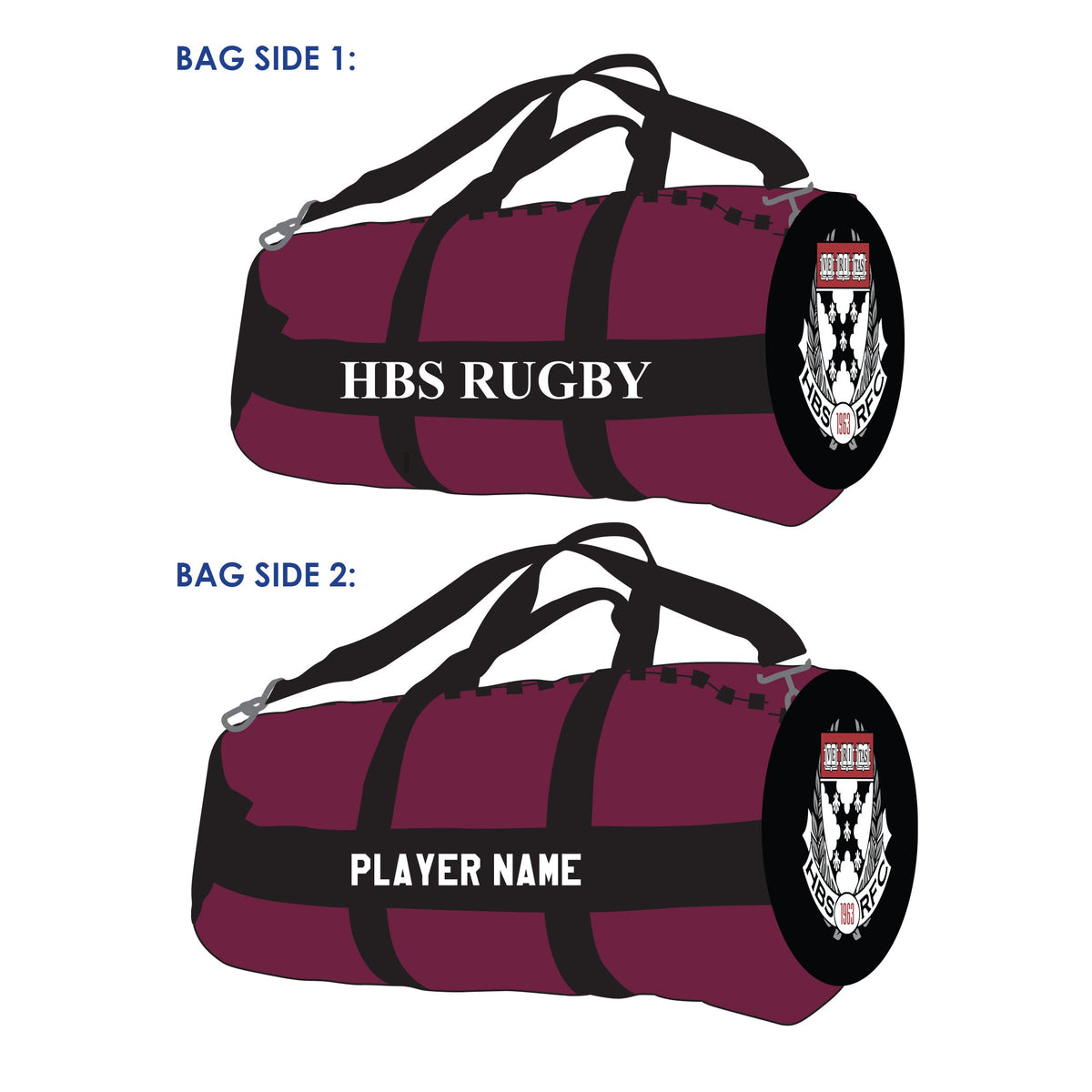 Rugby Imports HBS Rugby Canvas Kit Bag