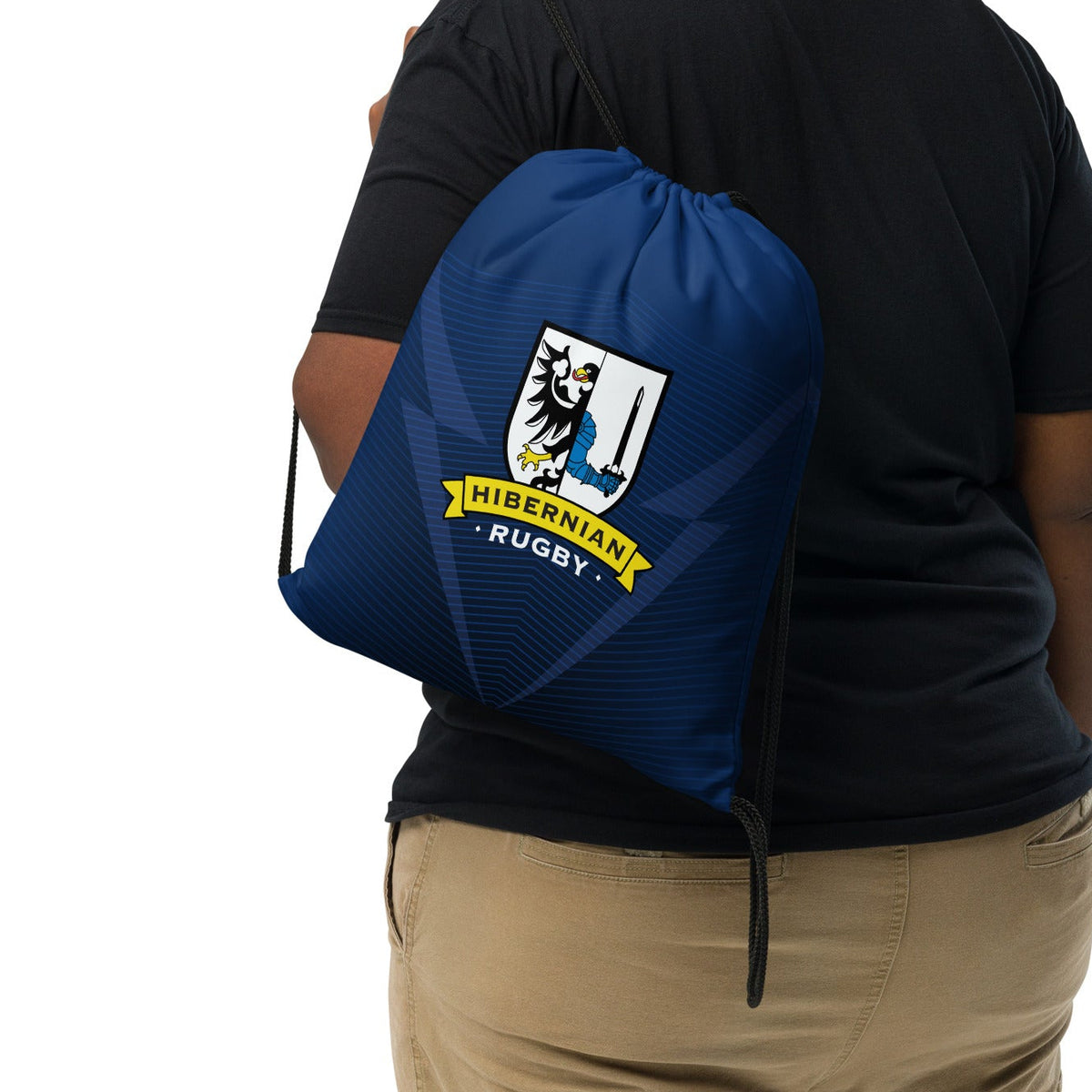 Rugby Imports Hibernian RFC Drawstring Bag