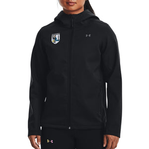 Rugby Imports Hibernian RFC Women's Coldgear Hooded Infrared Jacket