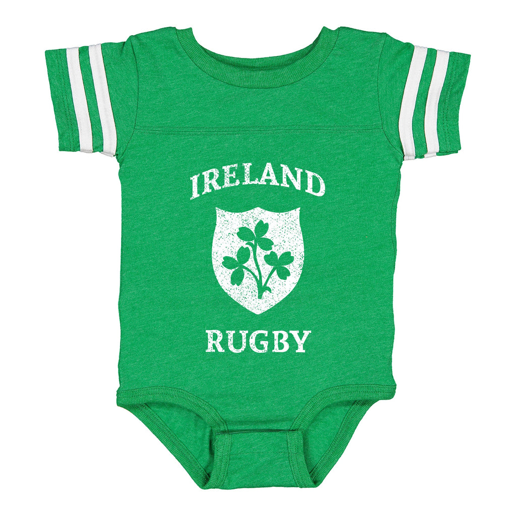 Ireland Rugby Retro Stripe Baby Onesie Rugby Imports