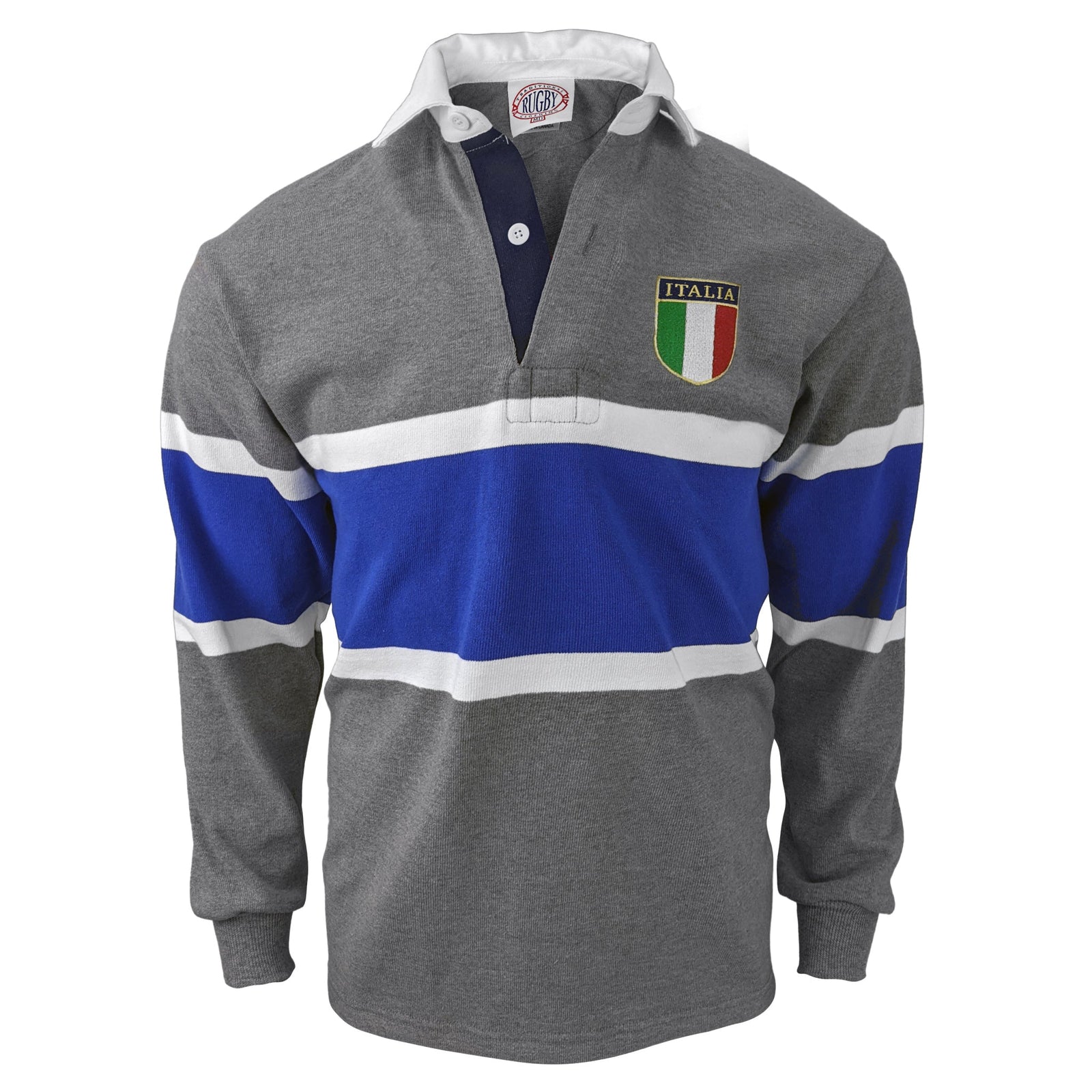 Rugby Imports Italy Oxford Stripe Rugby Jersey