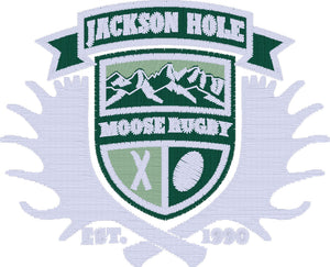 Rugby Imports Jackson Hole Moose Rugby Embroidery