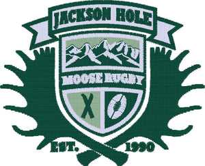 Rugby Imports Jackson Hole Moose Rugby Embroidery