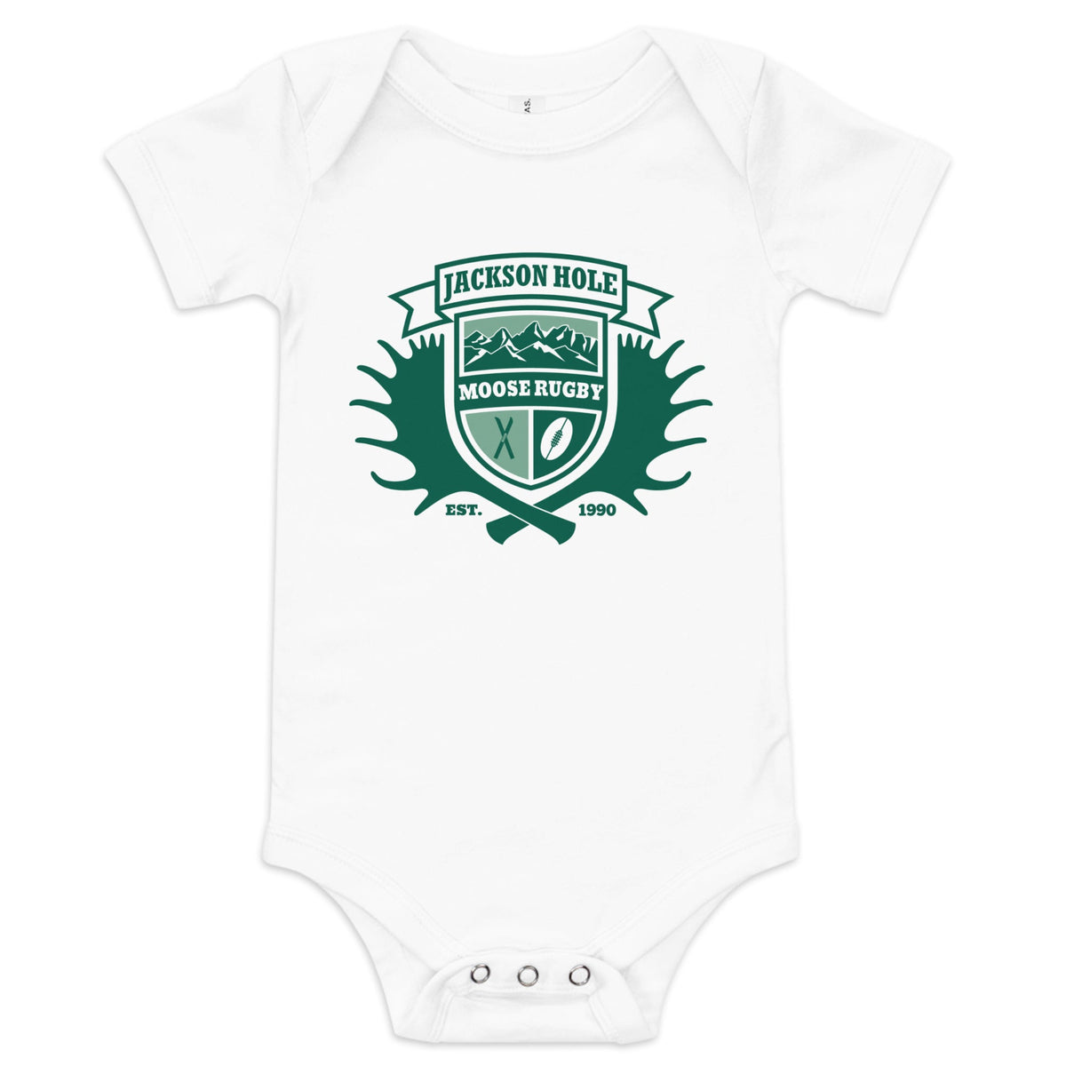 Rugby Imports JH Moose Rugby Baby Onesie