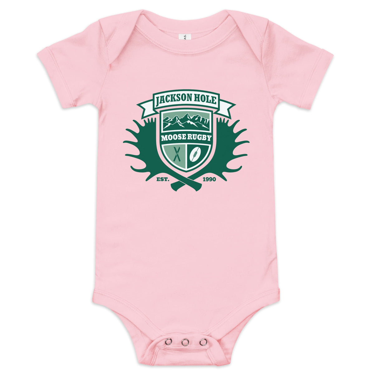 Rugby Imports JH Moose Rugby Baby Onesie