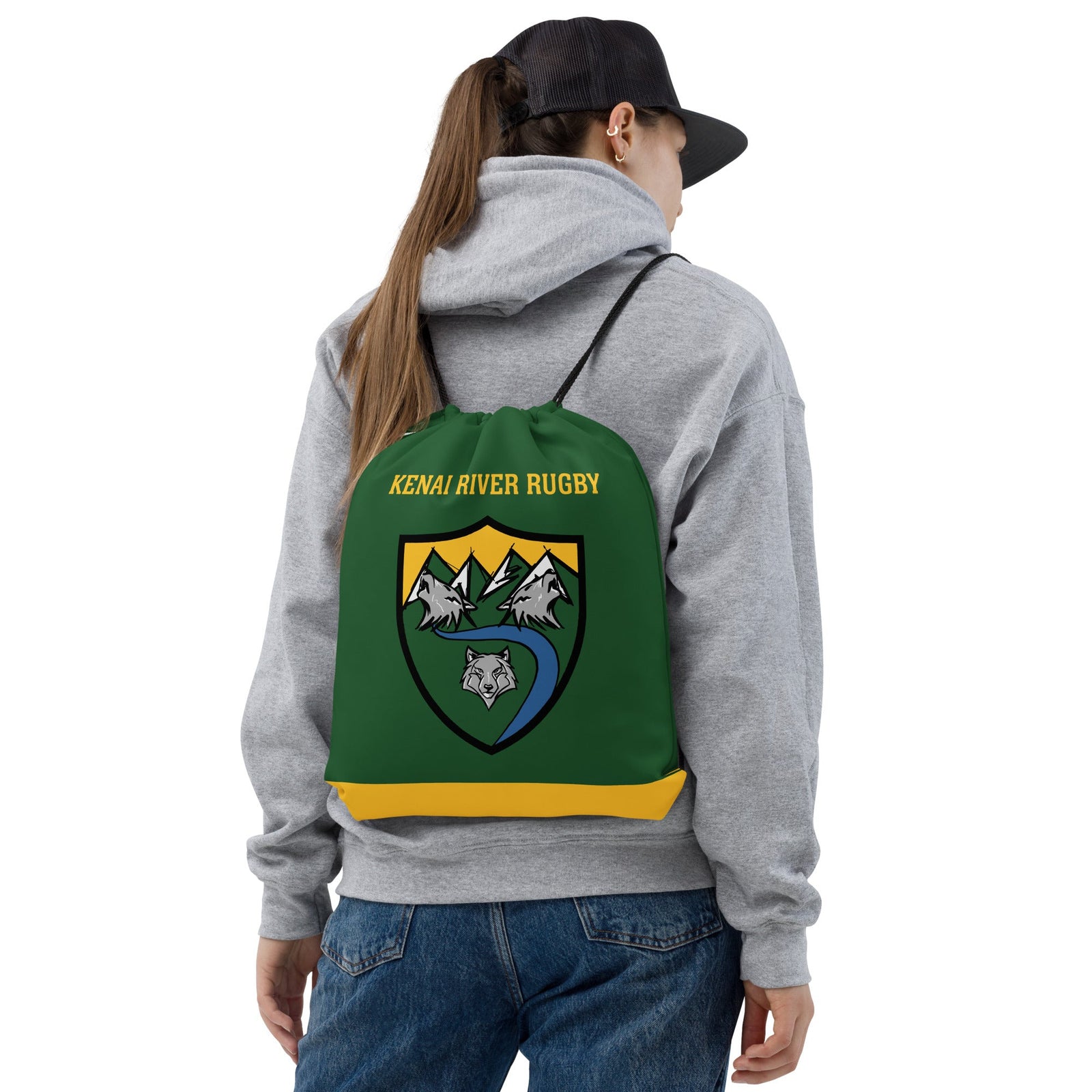 Rugby Imports Kenai River RFC Drawstring Bag
