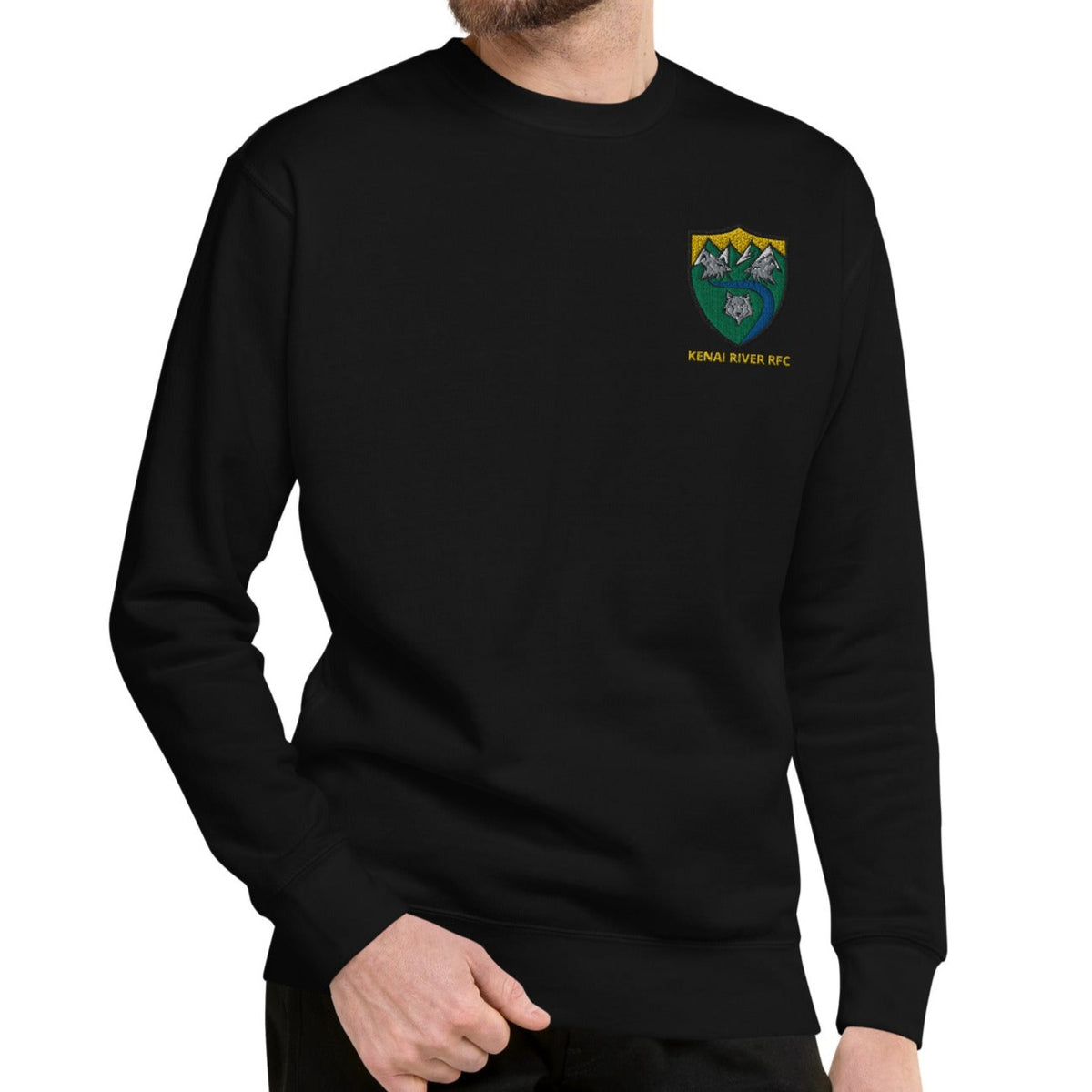 Rugby Imports Kenai River RFC Embroidered Crewneck