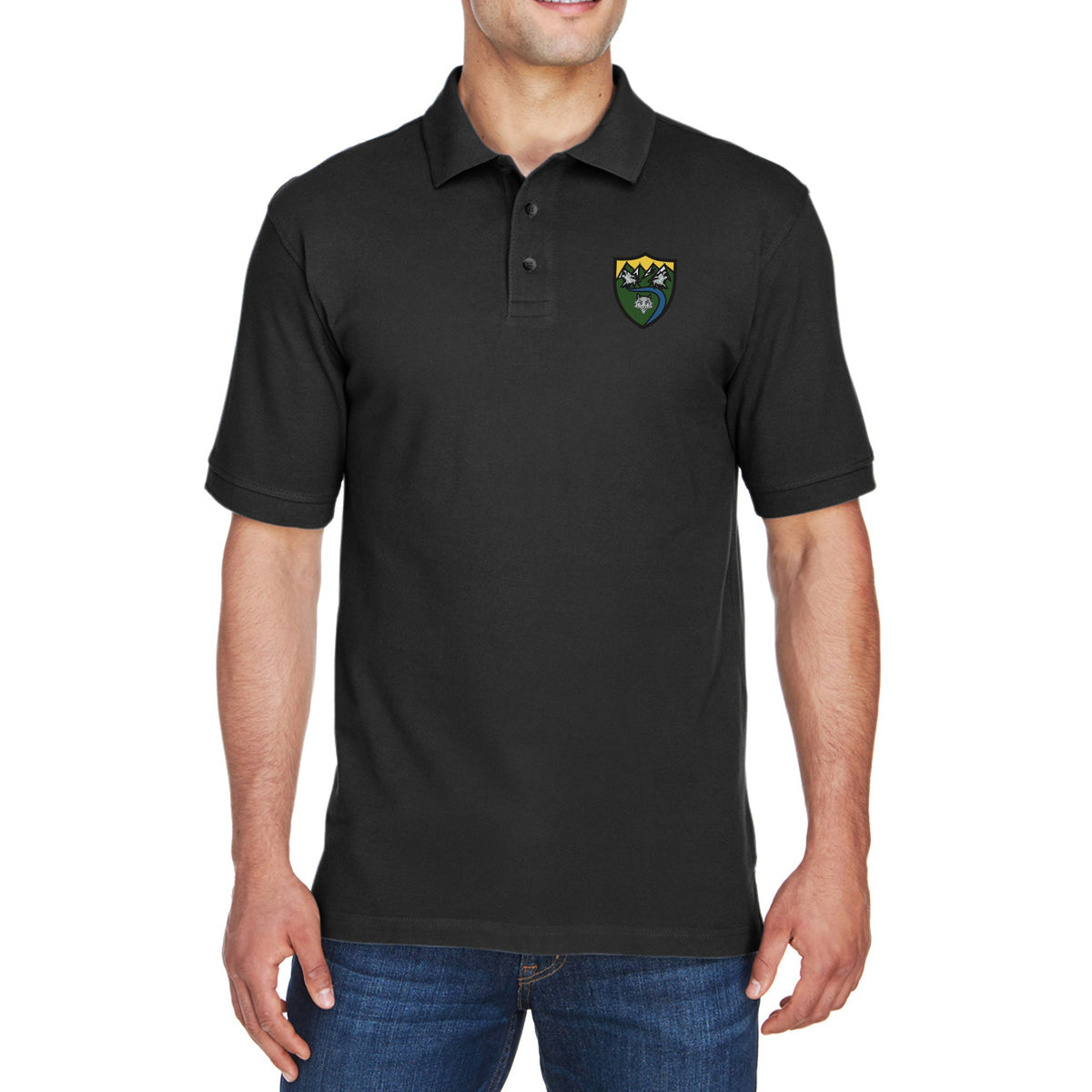 Rugby Imports Kenai River RFC Ringspun Cotton Polo