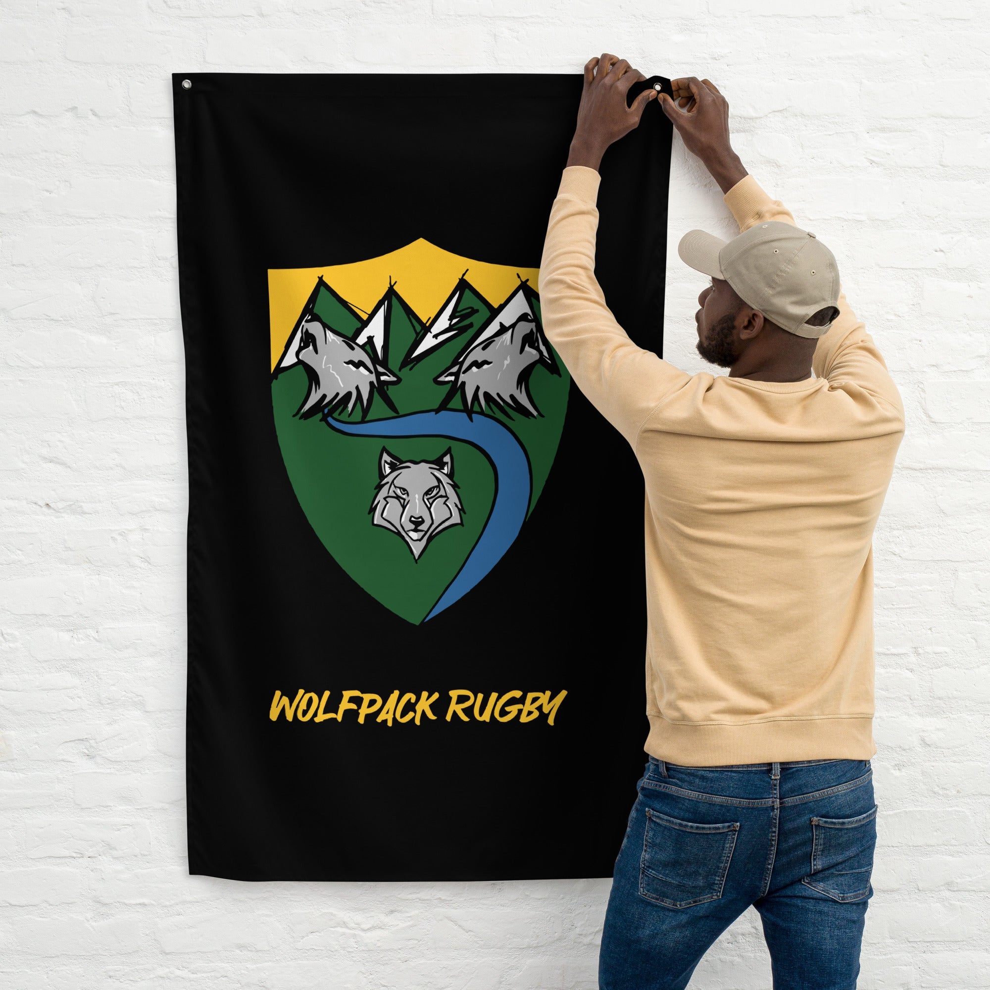 Rugby Imports Kenai River RFC Wall Flag