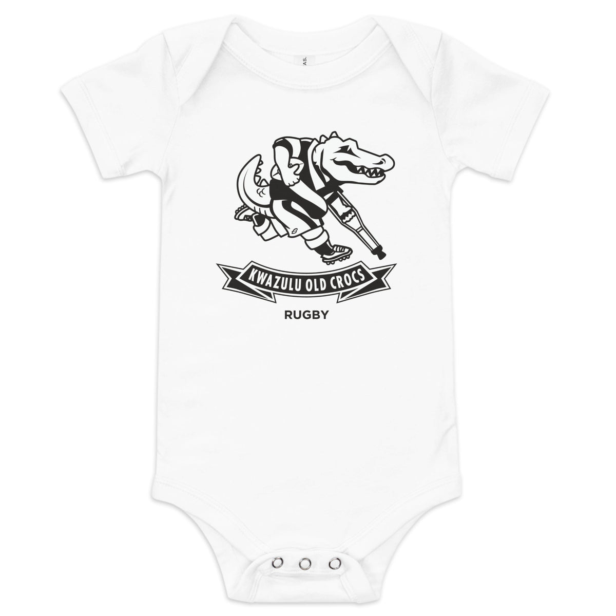 Rugby Imports KwaZulu Old Crocs Baby Onesie