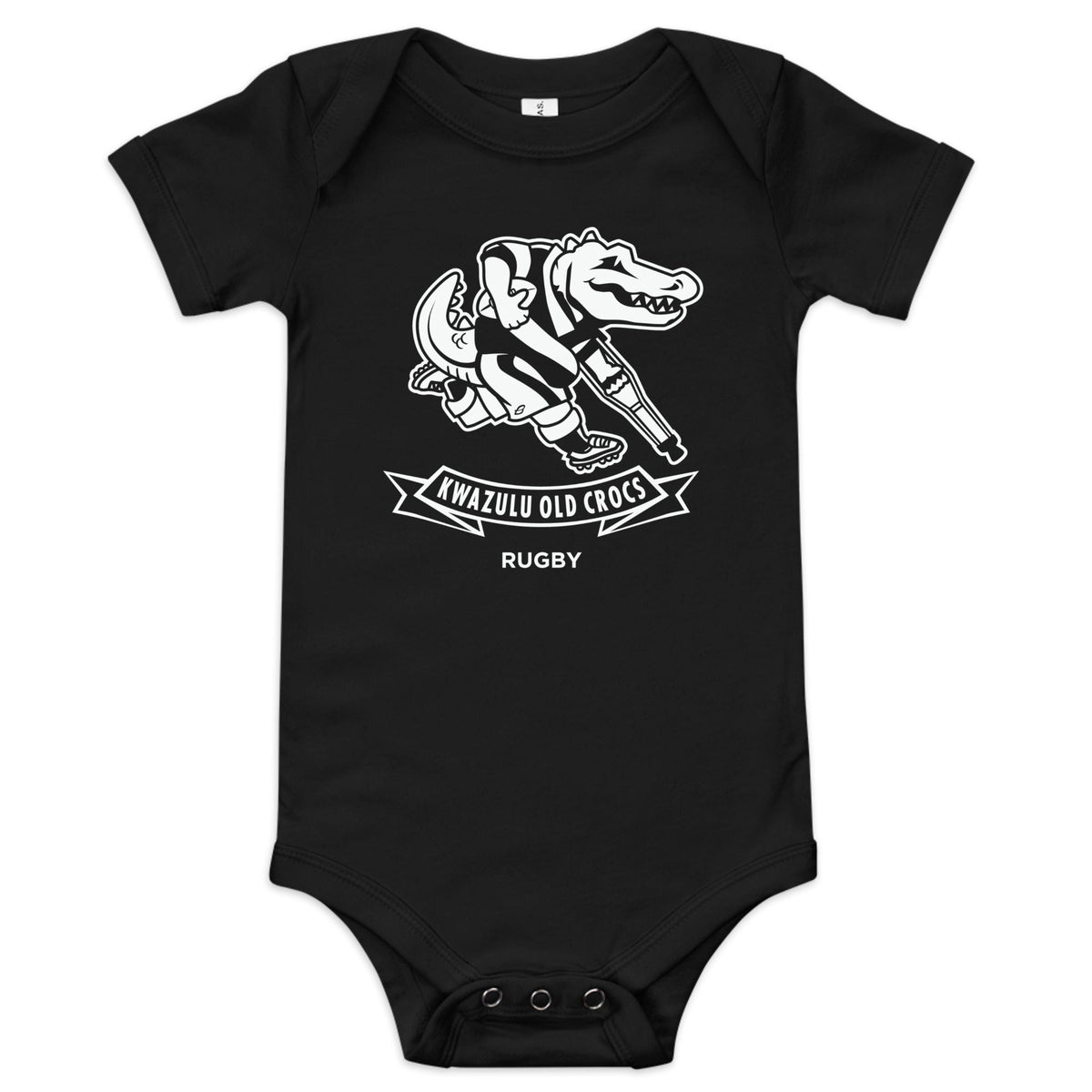 Rugby Imports KwaZulu Old Crocs Baby Onesie