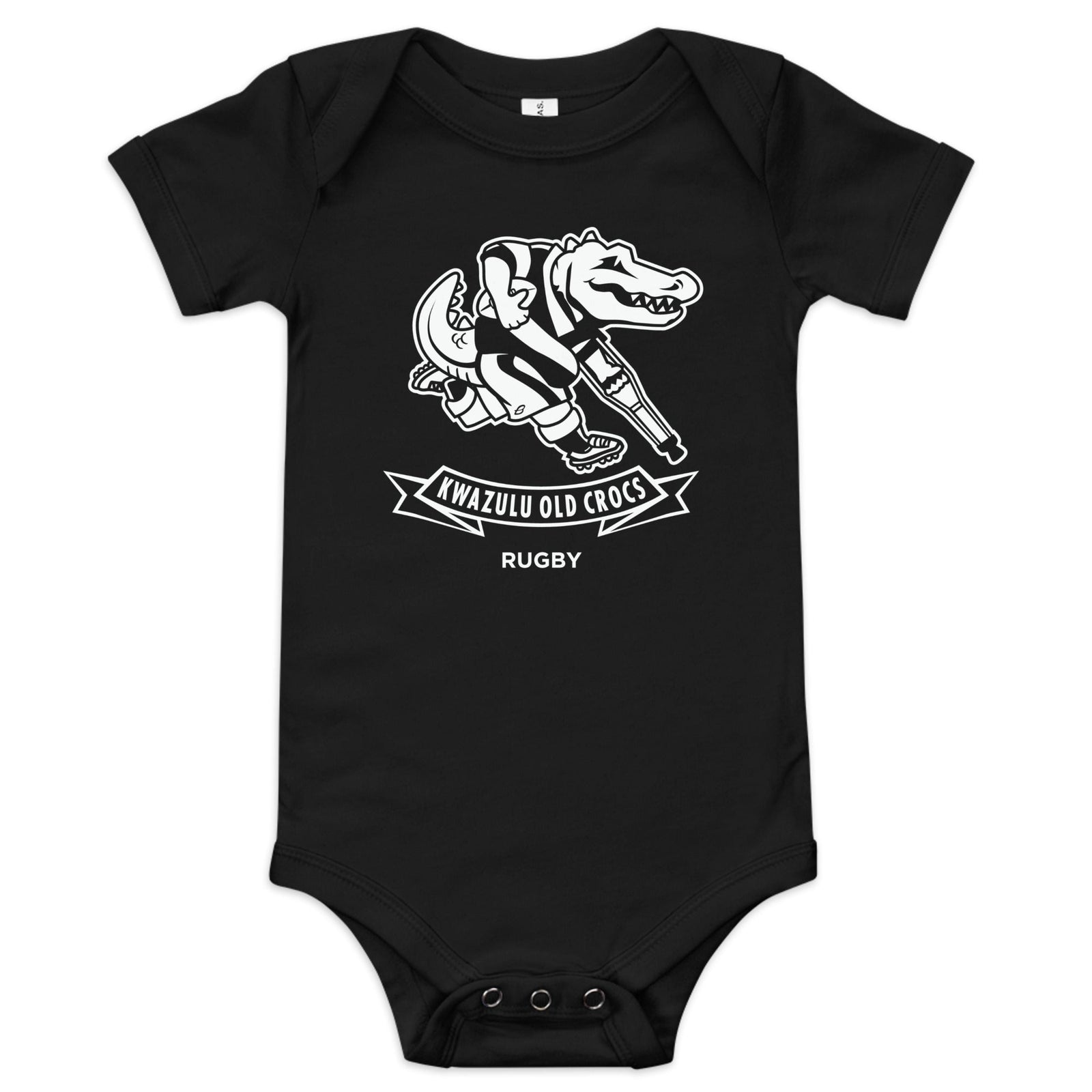 Rugby Imports KwaZulu Old Crocs Baby Onesie