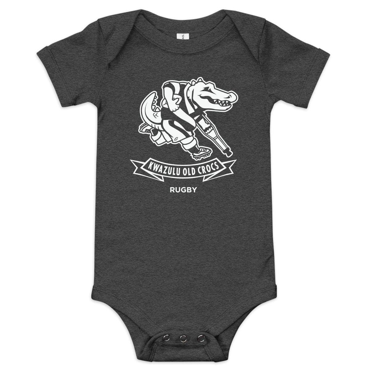 Rugby Imports KwaZulu Old Crocs Baby Onesie