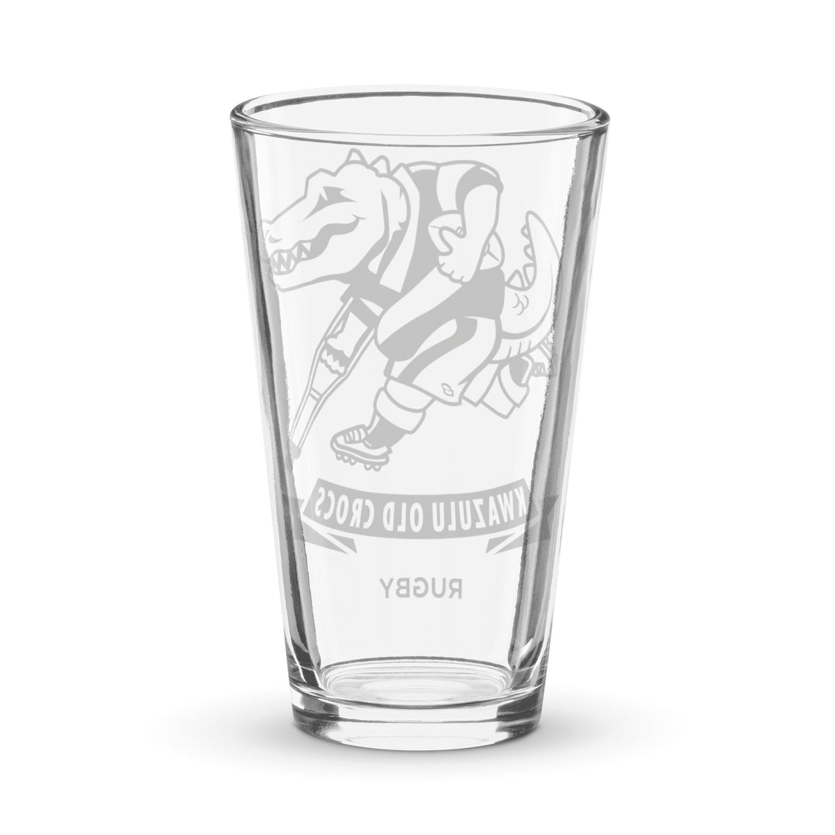 Rugby Imports KwaZulu Old Crocs Pint Glass