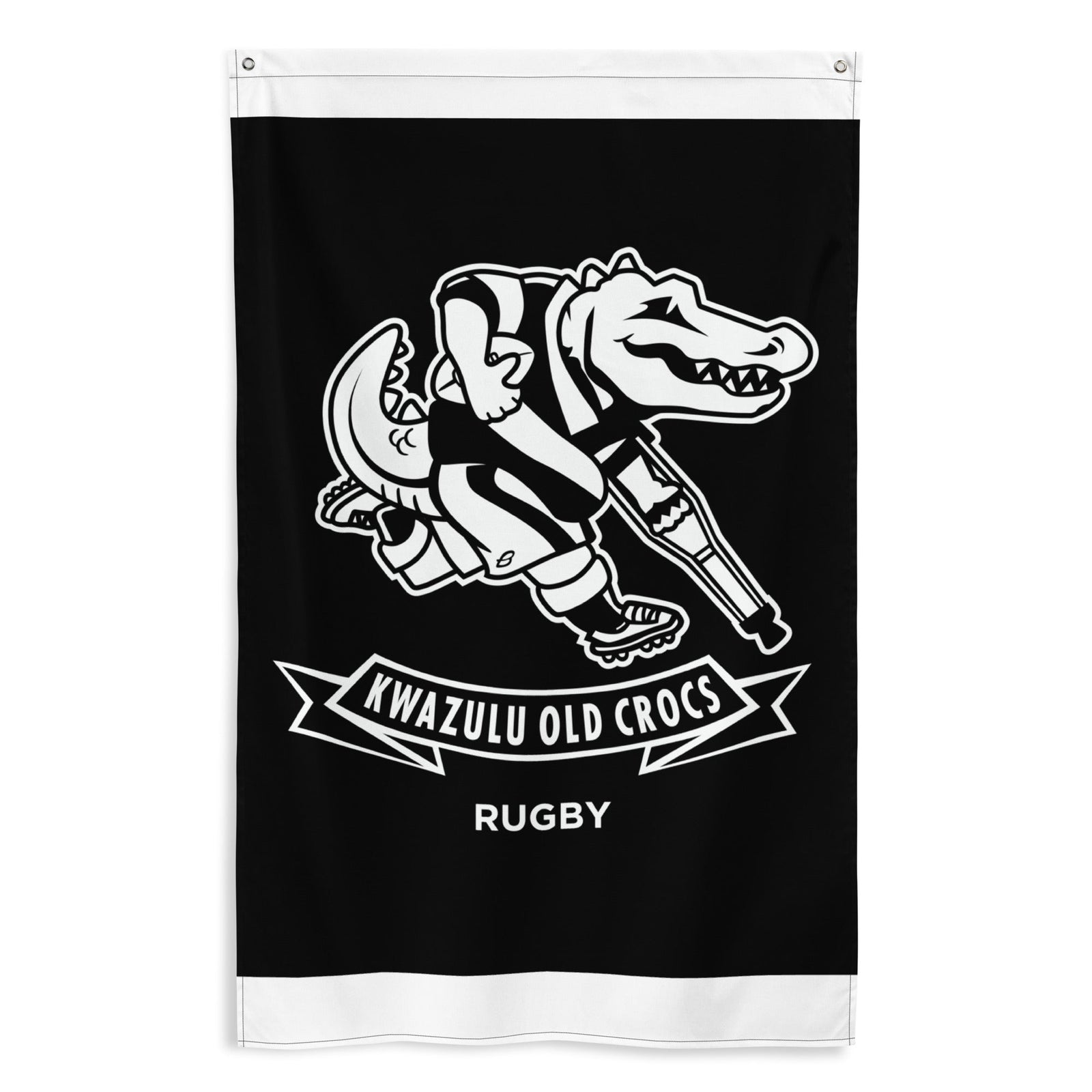 Rugby Imports KwaZulu Old Crocs Wall Flag