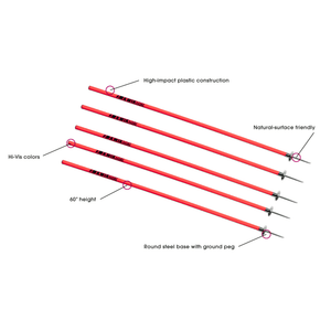 Rugby Imports Kwik Goal Coaching Sticks - Set of 6