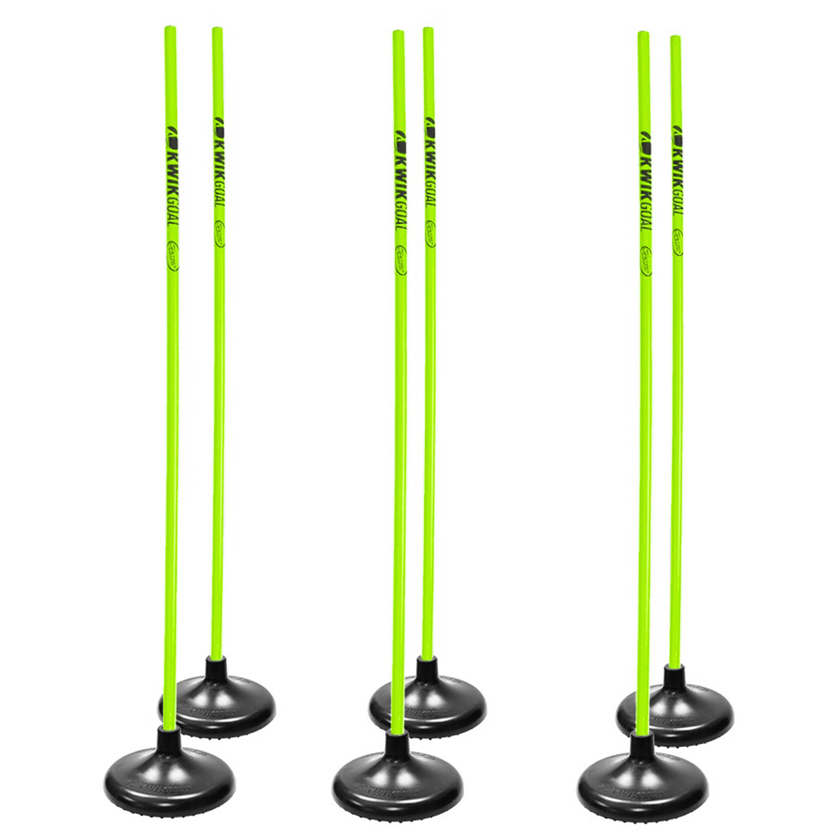 Rugby Imports Kwik Goal Premier Coaching Sticks - Set of 6