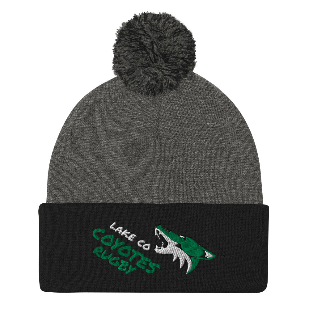 Rugby Imports Lake Co Coyotes Pom Beanie