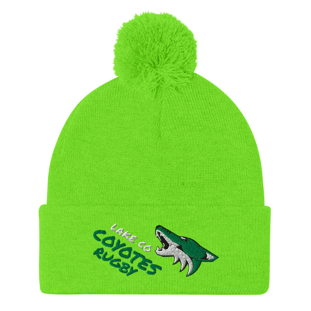 Rugby Imports Lake Co Coyotes Pom Beanie