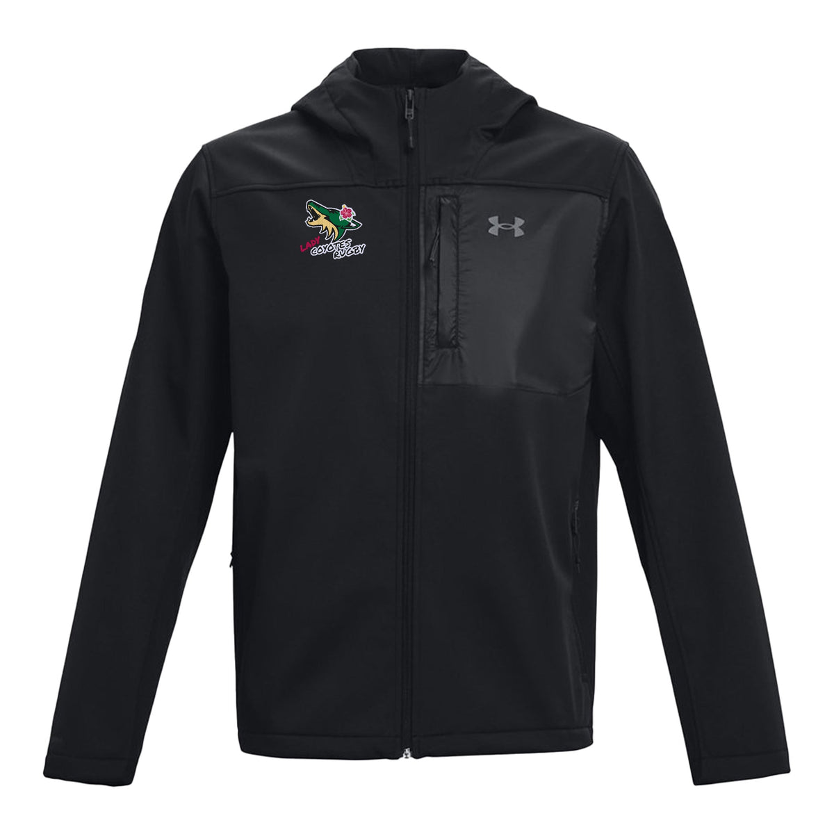 Rugby Imports Lake Co Lady Coyotes UA CGI Hooded Jacket