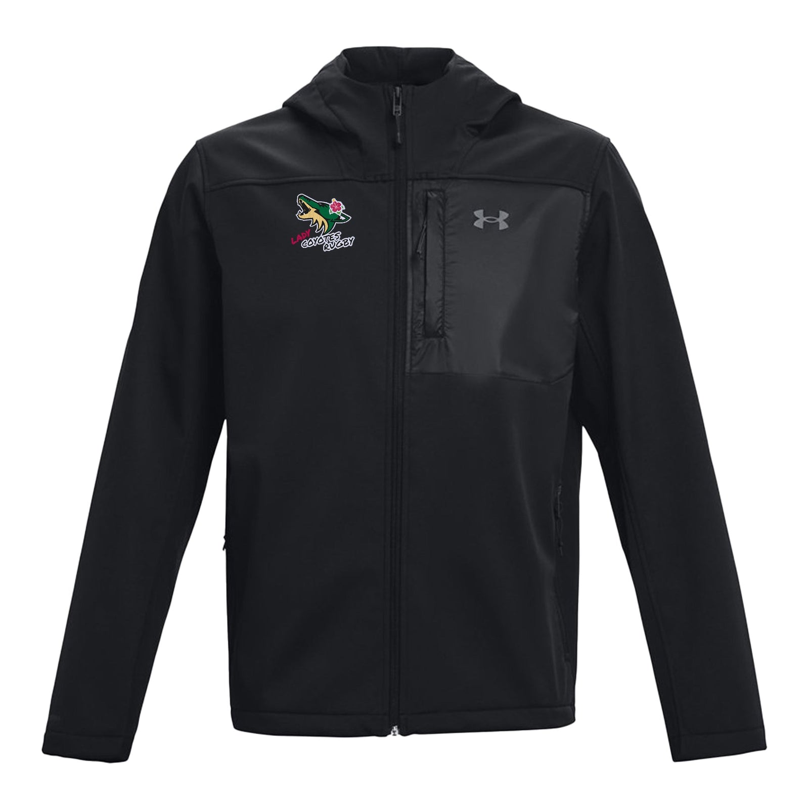 Rugby Imports Lake Co Lady Coyotes UA CGI Hooded Jacket