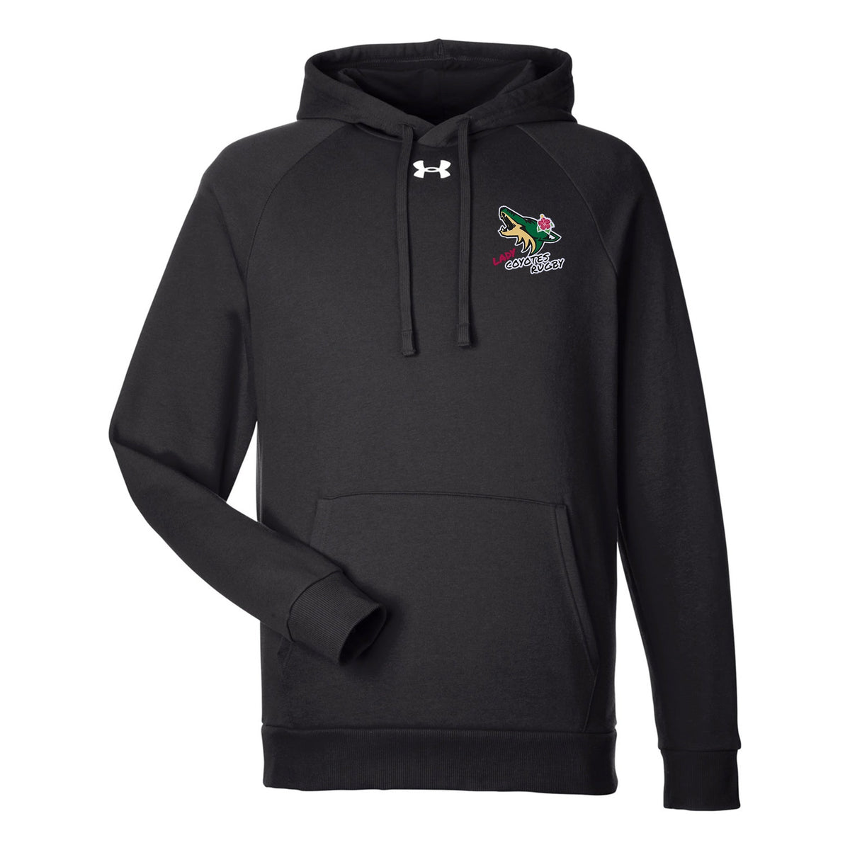Rugby Imports Lake Co Lady Coyotes UA Rival Fleece Hoodie