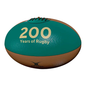 Rugby Imports Limited Edition 200 Years Leather Rugby Ball