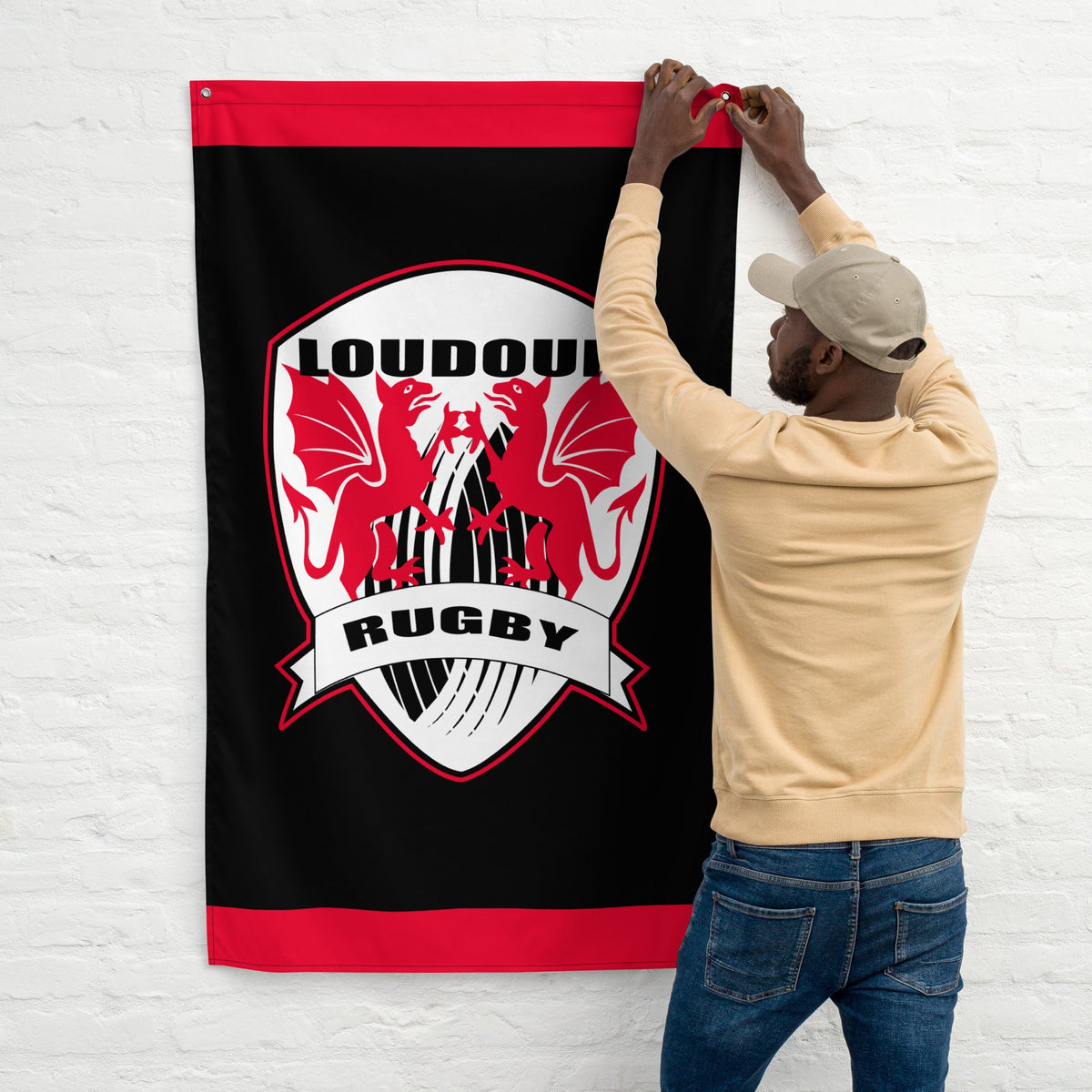 Rugby Imports Loudoun RFC Wall Flag