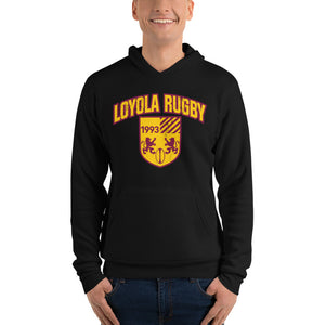 Rugby Imports Loyola Rugby Distress Print Logo Hoodie