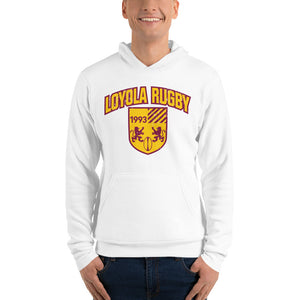 Rugby Imports Loyola Rugby Distress Print Logo Hoodie