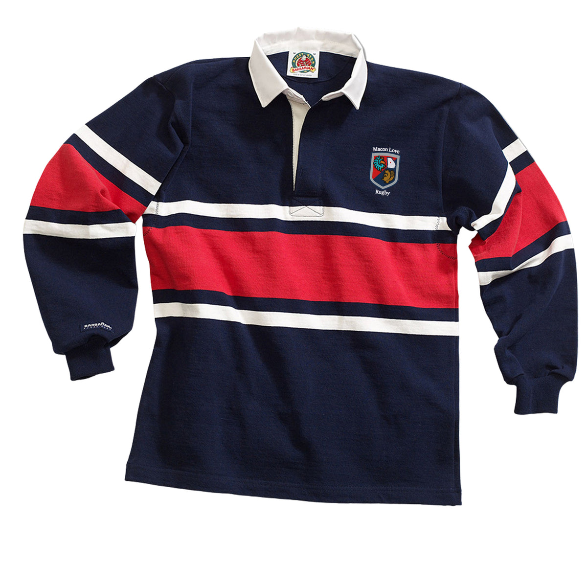 Rugby Imports Macon Love Rugby Collegiate Stripe Jersey