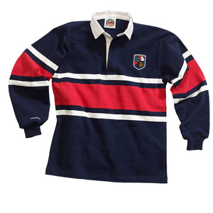 Rugby Imports Macon Love Rugby Collegiate Stripe Rugby Jersey