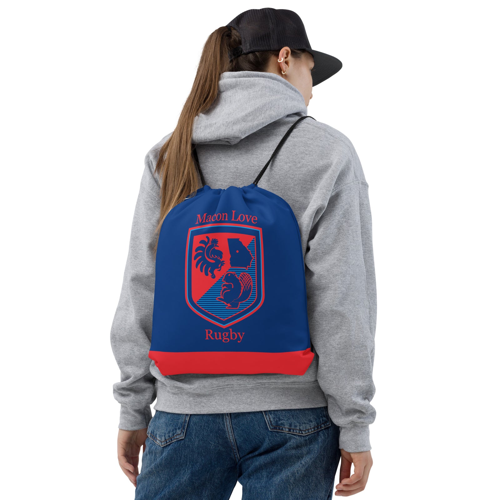 Rugby Imports Macon Love Rugby Drawstring Bag