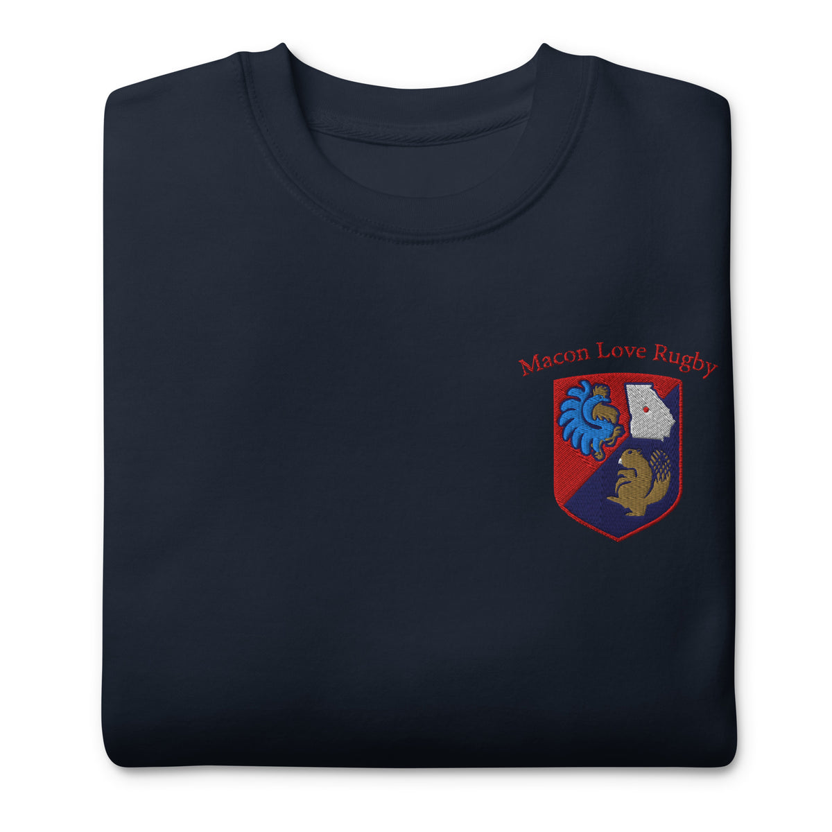 Rugby Imports Macon Love Rugby Embroidered Crewneck