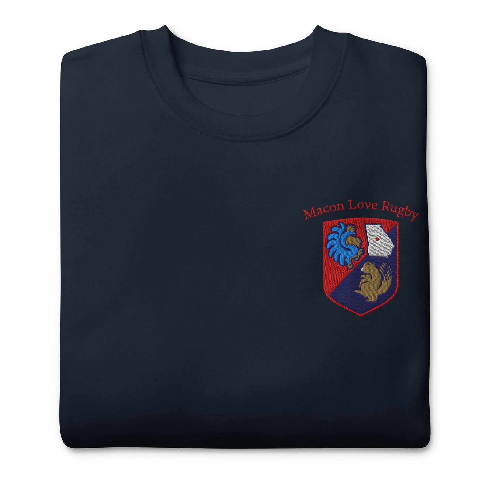 Rugby Imports Macon Love Rugby Embroidered Crewneck