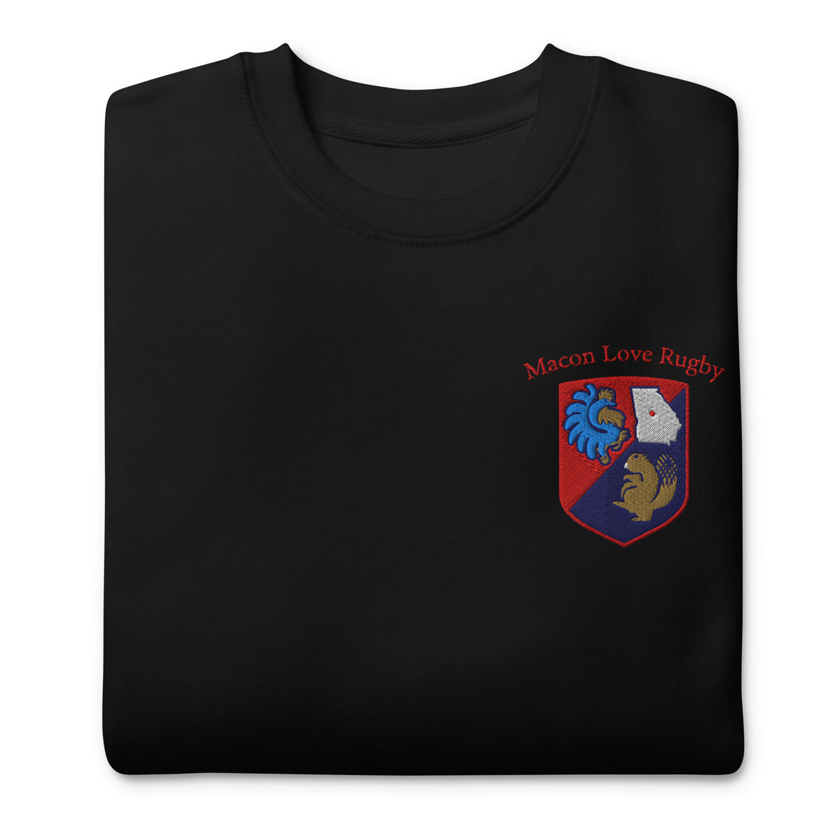 Rugby Imports Macon Love Rugby Embroidered Crewneck