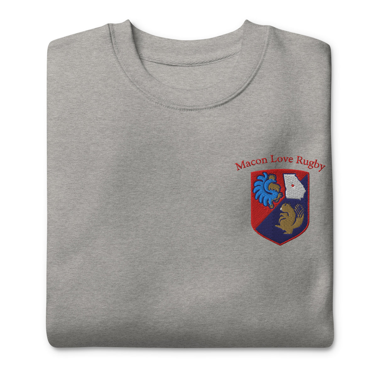 Rugby Imports Macon Love Rugby Embroidered Crewneck