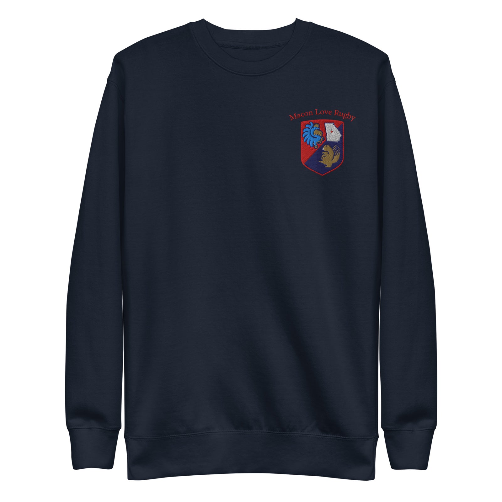 Rugby Imports Macon Love Rugby Embroidered Crewneck
