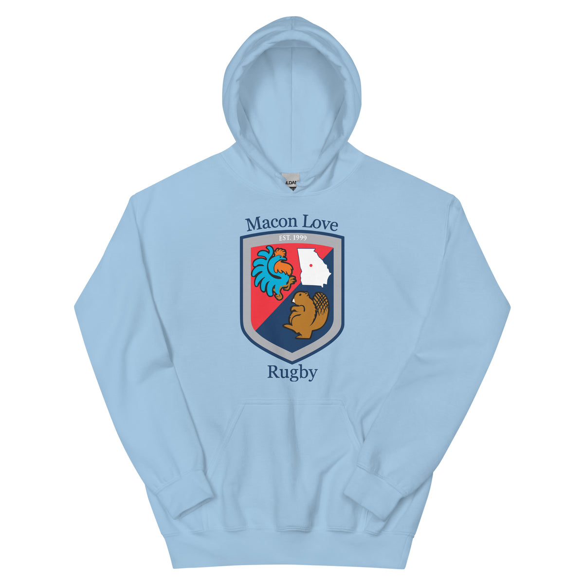 Rugby Imports Macon Love Rugby Heavy Blend Hoodie