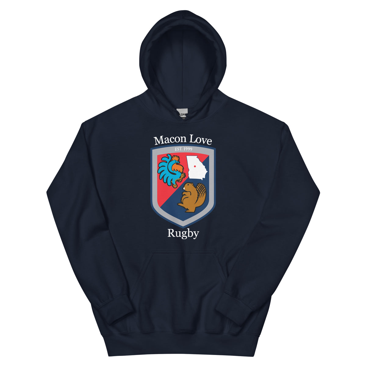 Rugby Imports Macon Love Rugby Heavy Blend Hoodie