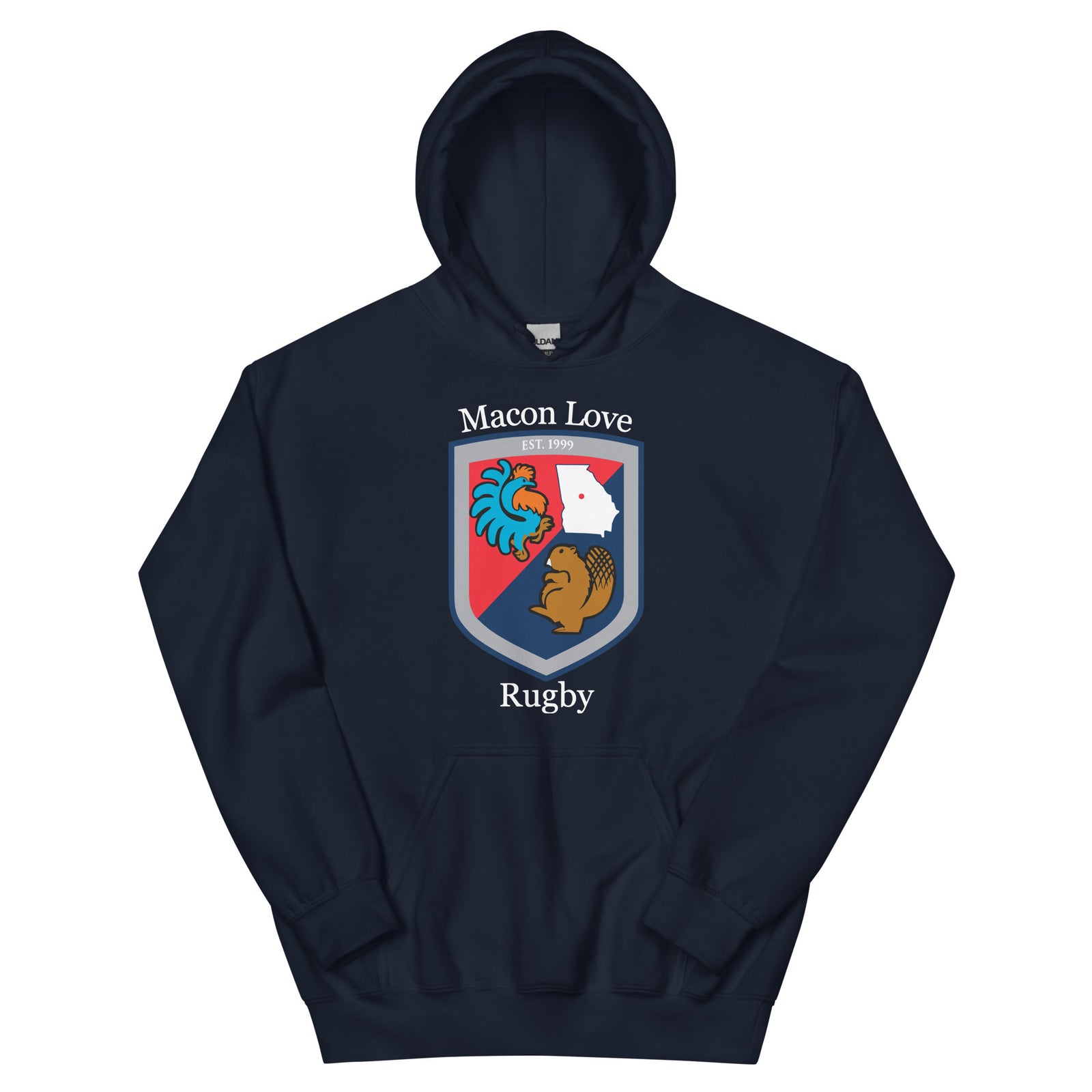 Rugby Imports Macon Love Rugby Heavy Blend Hoodie