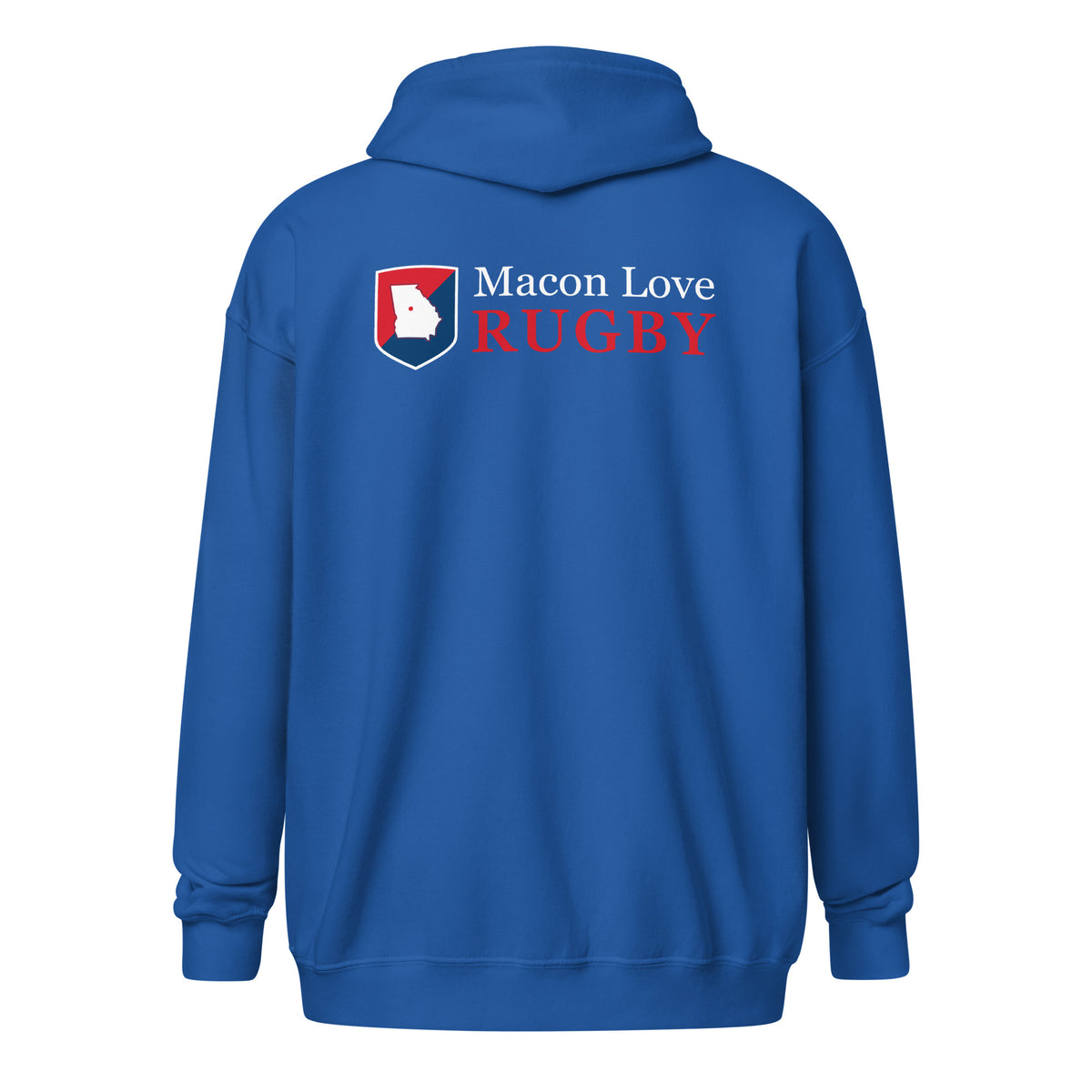 Rugby Imports Macon Love Rugby Heavy Blend Zip Hoodie